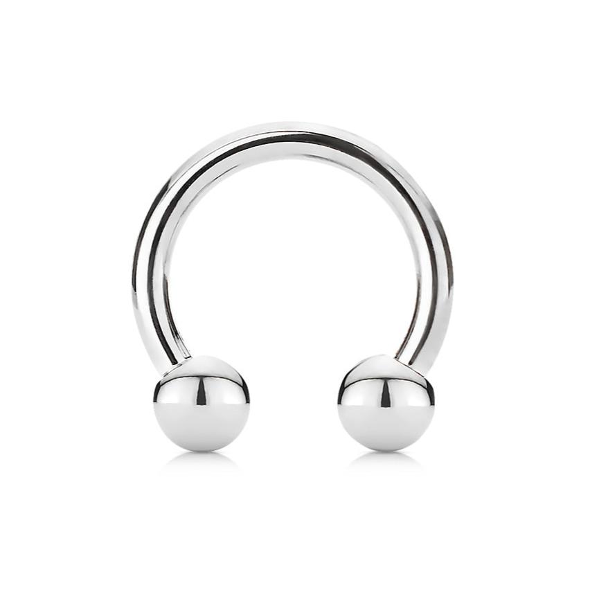 Cherry Diva Barbell 16 Gauge Surgical Steel Internally Threaded Circular Barbell