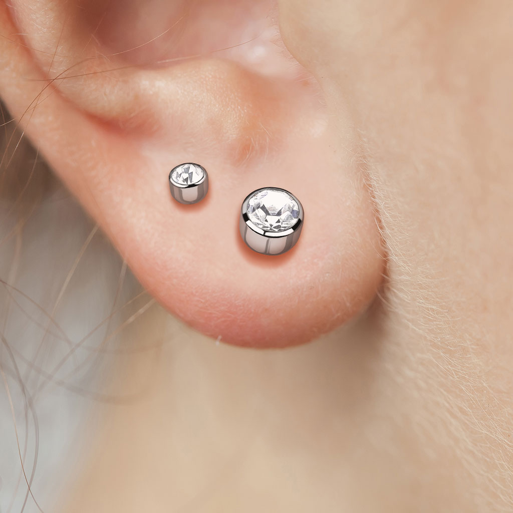 Titanium Gold Star Stud Earrings – HandTstudio