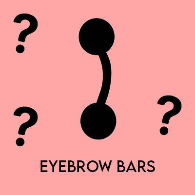 Cherry Diva Jewellery Assortment Eyebrow Bars Mystery Goodie Bag - 3 Pieces Of Jewellery