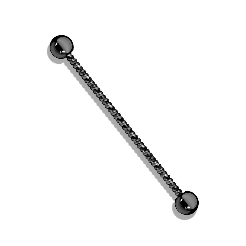 Surgical steel deals barbell