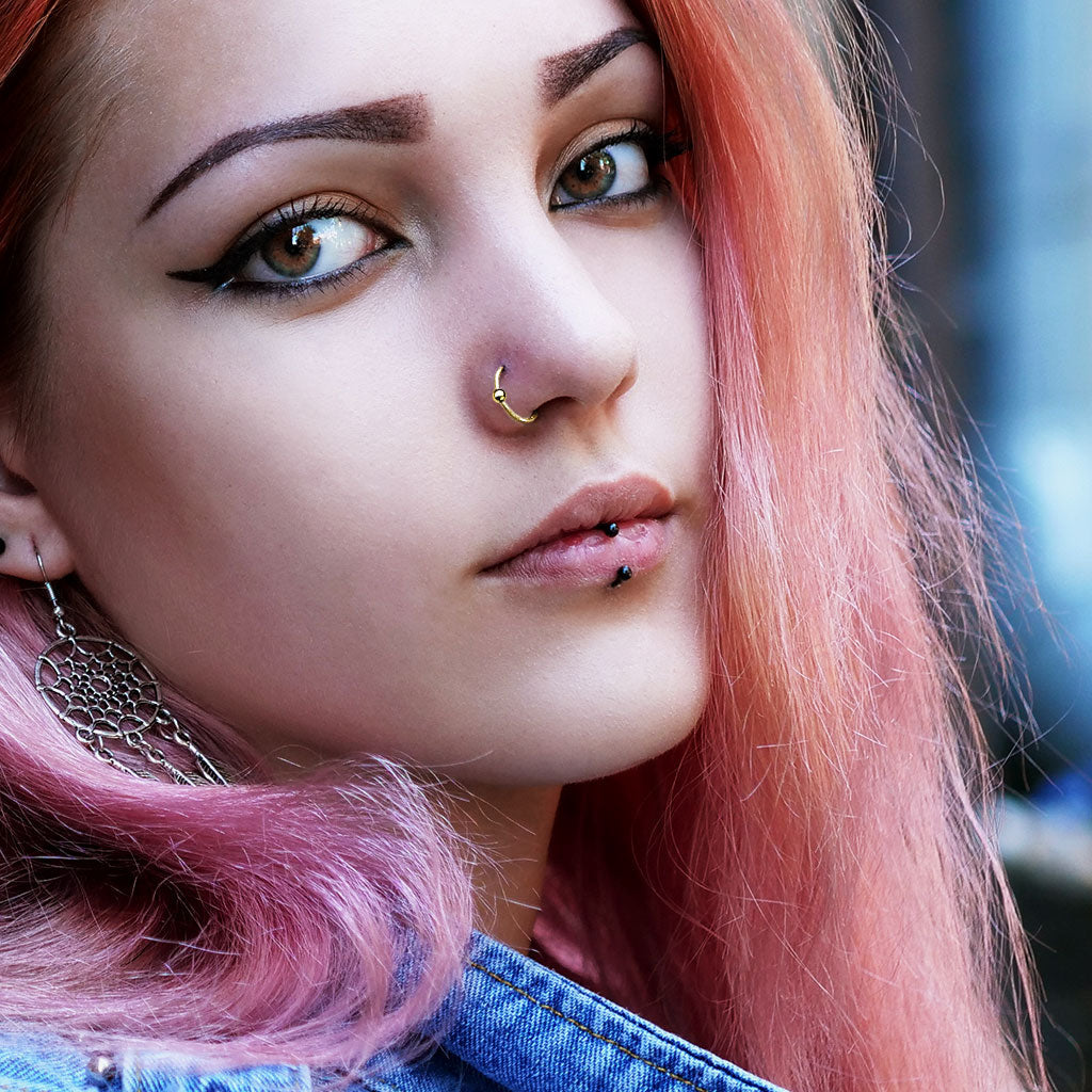 18 gauge titanium on sale nose ring