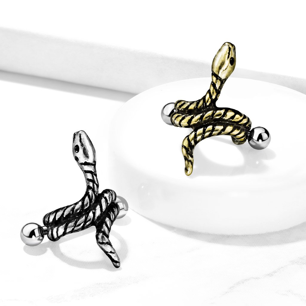 Snake on sale helix piercing