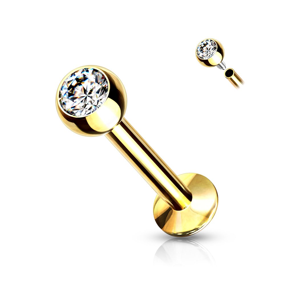 14k deals labret stud